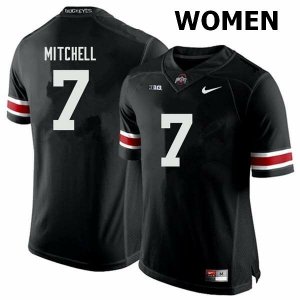 Women's Ohio State Buckeyes #7 Teradja Mitchell Black Nike NCAA College Football Jersey Increasing VSE7344EW